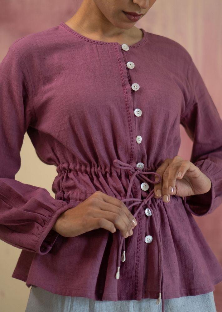 Phosphene Ruched Blouse