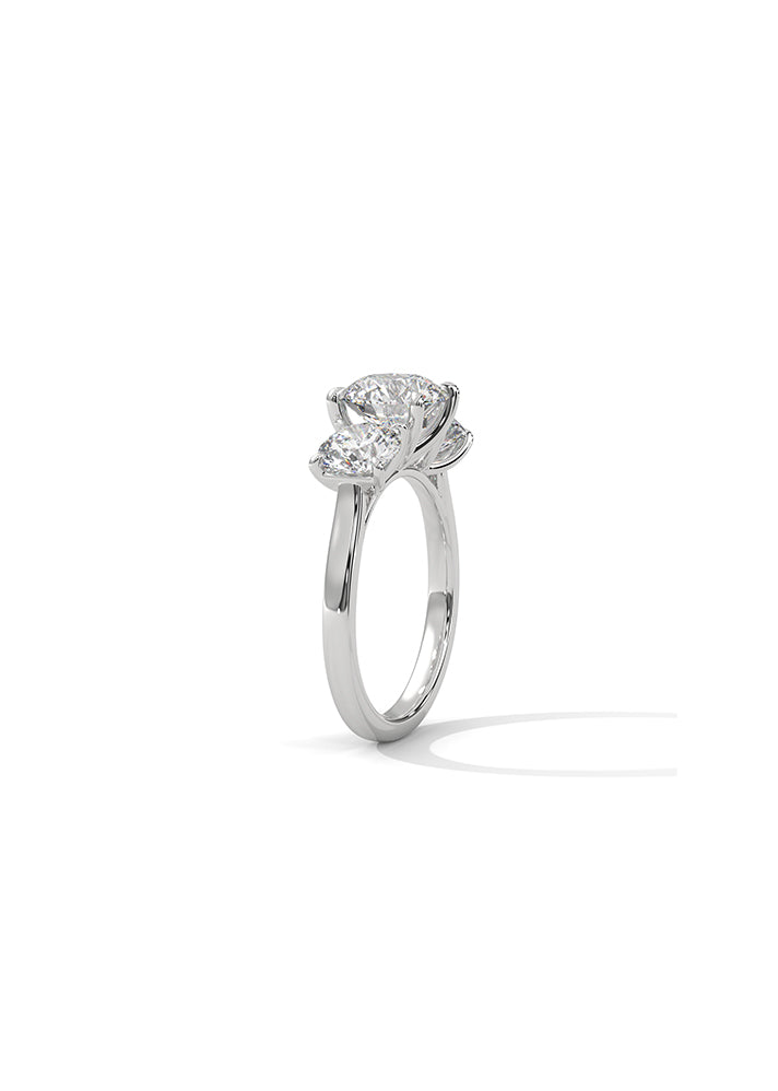 3 Brilliant Round Solitaire Ring-Cat0145