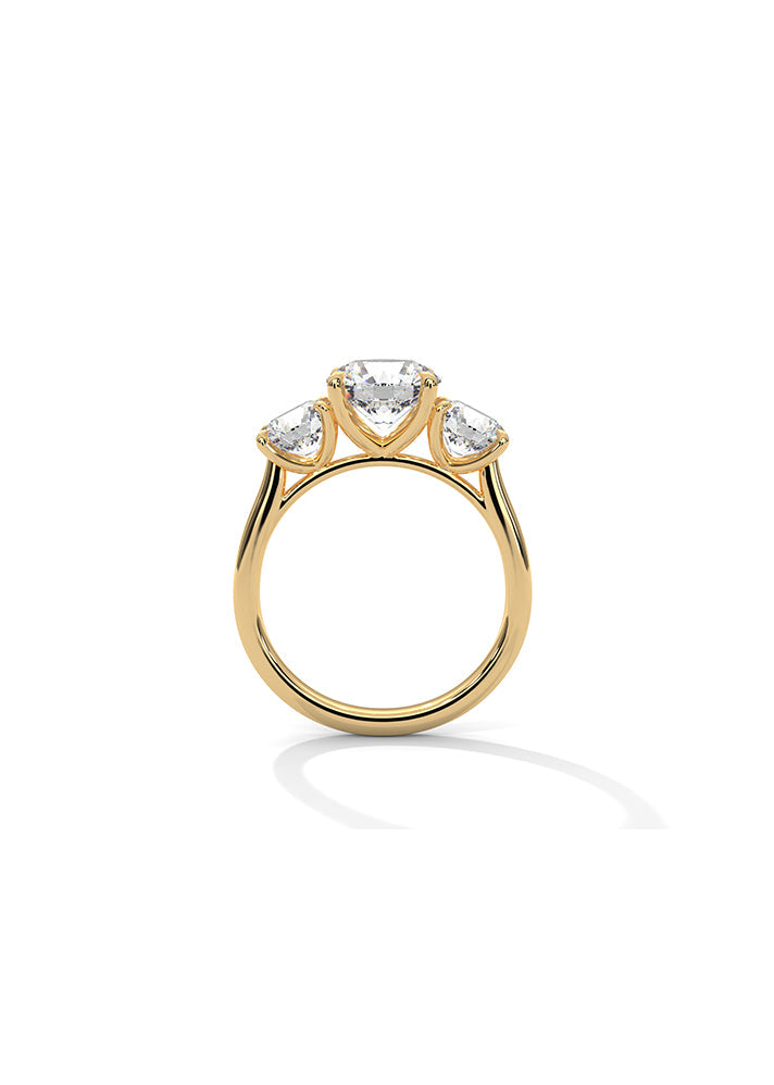 3 Brilliant Round Solitaire Ring-Cat0145