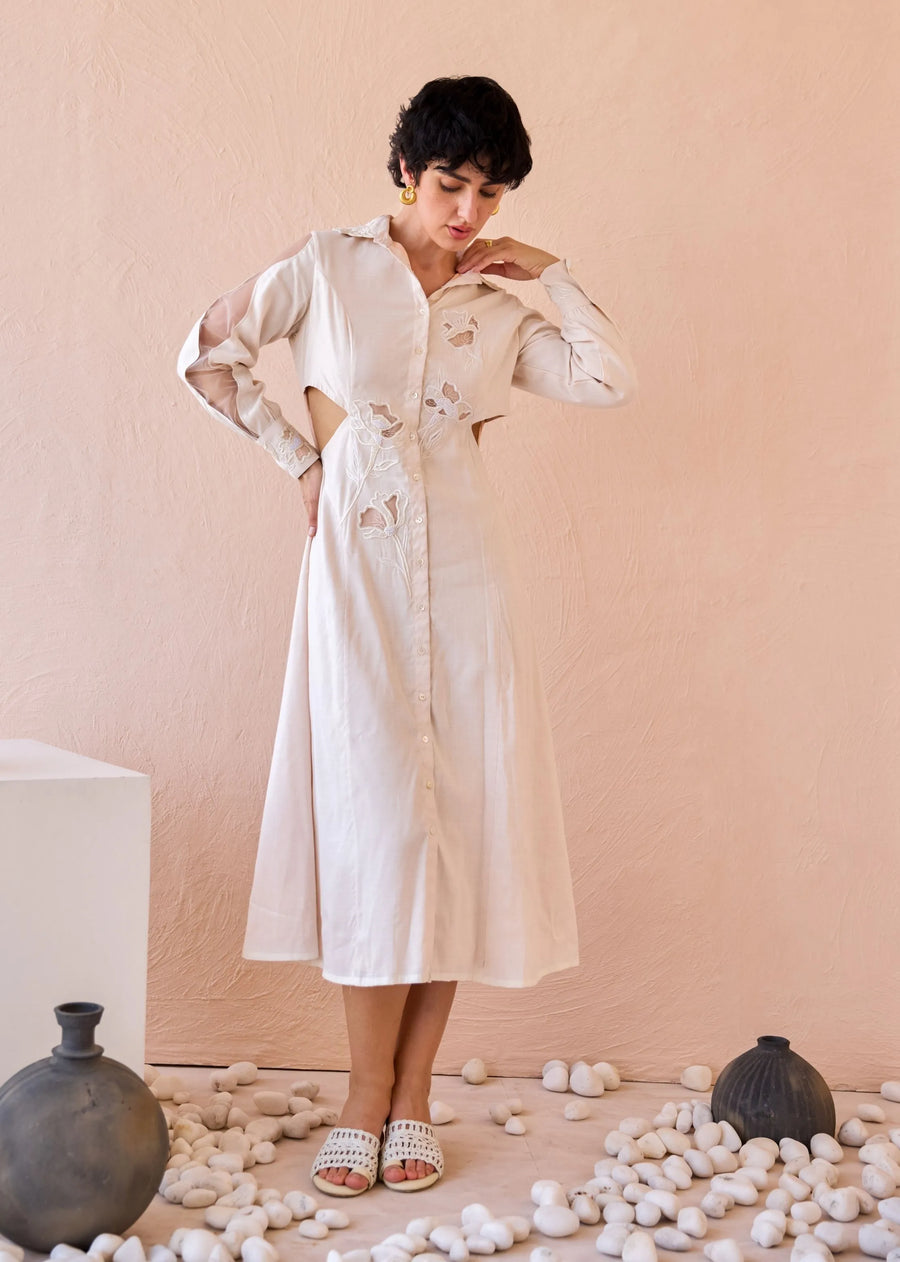 Floret Flicker Shirt Dress