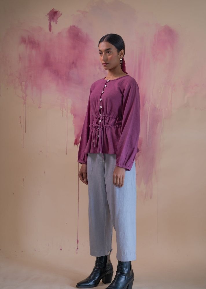 Phosphene Ruched Blouse