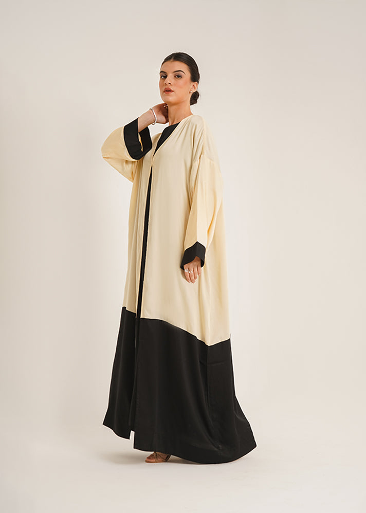 Lara Dual  Butter Abaya