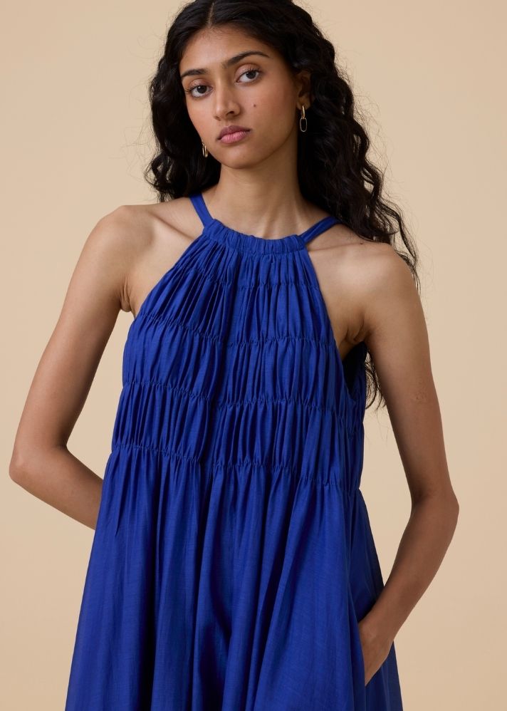 Iram Royal Blue Maxi Dress