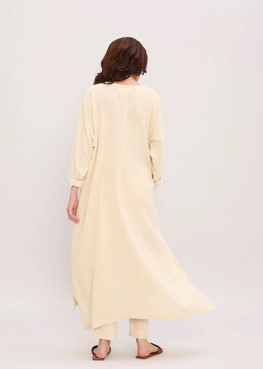 Coco Cream Kaftan Tunic