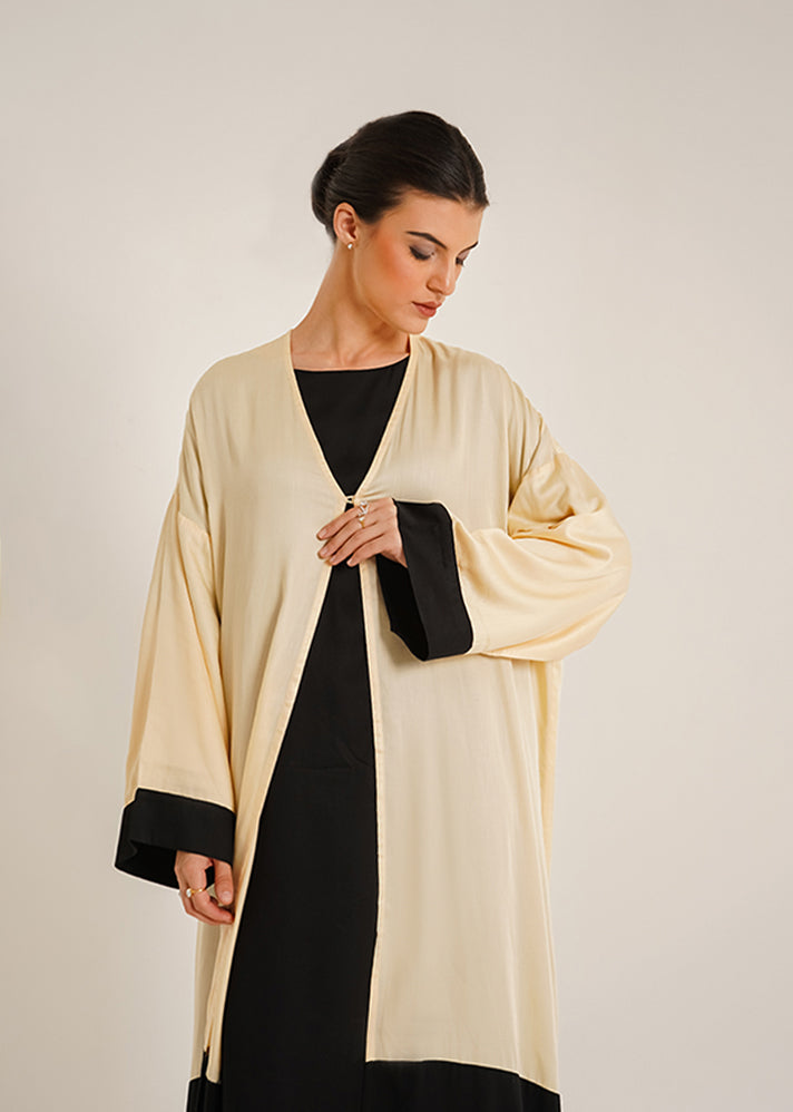 Lara Dual  Butter Abaya