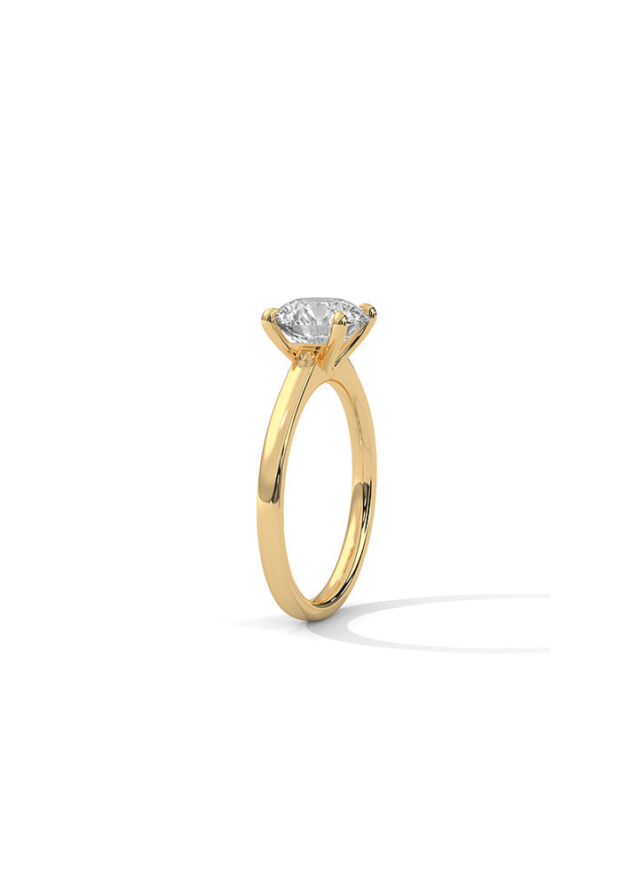 Round Solitaire Ring-Cat0103