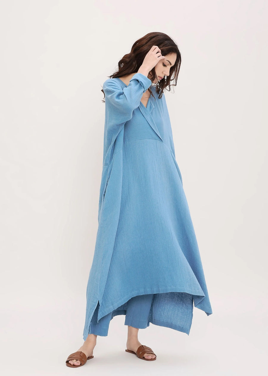 Coco Blue Kaftan Tunic