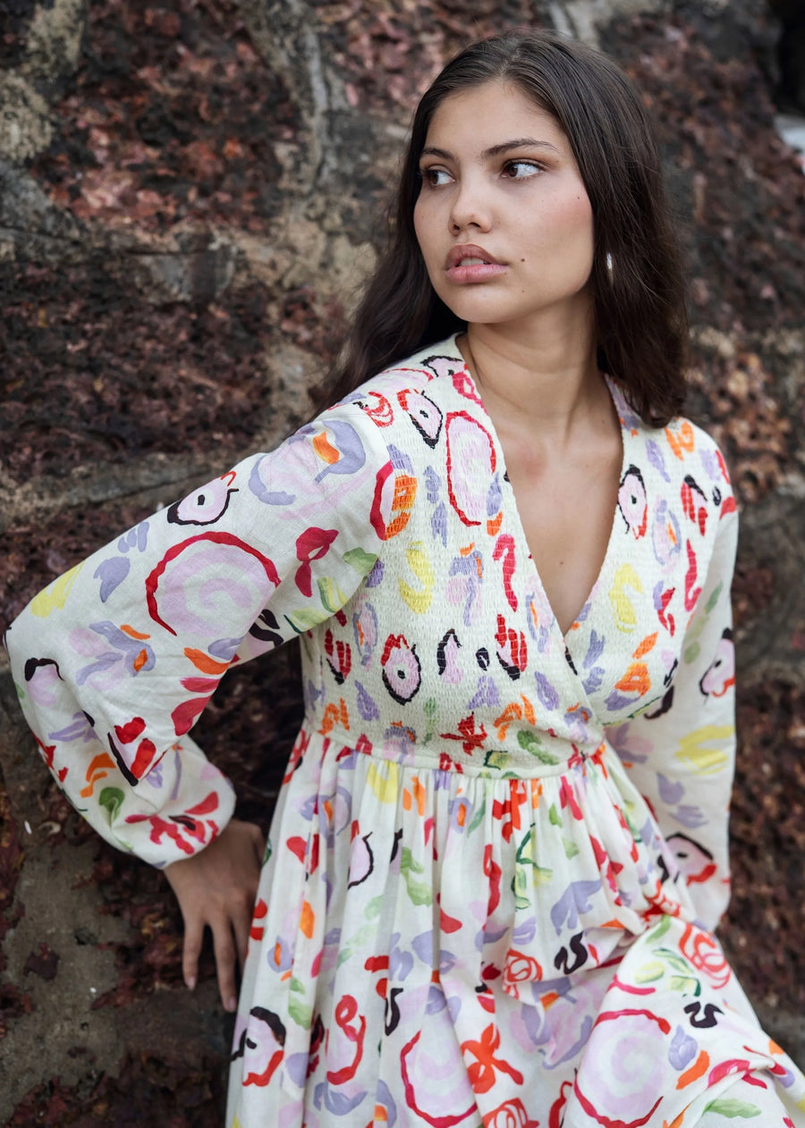 Multicolor Roosh Dress- RA/SS/14