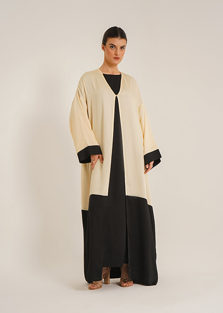 Lara Dual  Butter Abaya