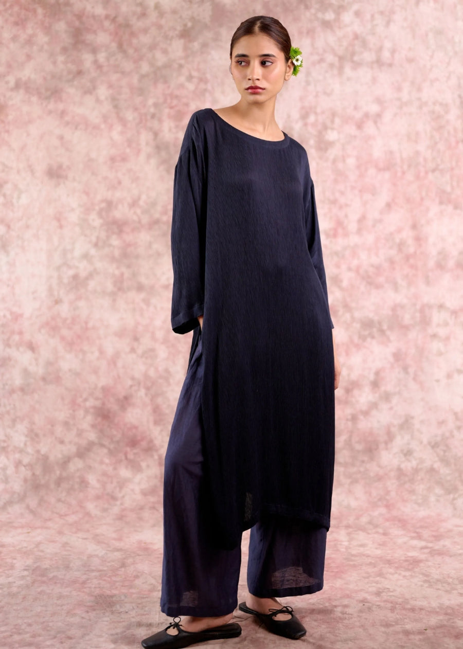 Frida Navy Tunic