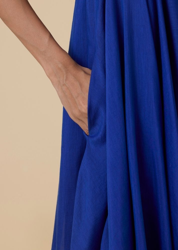 Latifa Royal Blue Maxi Dress