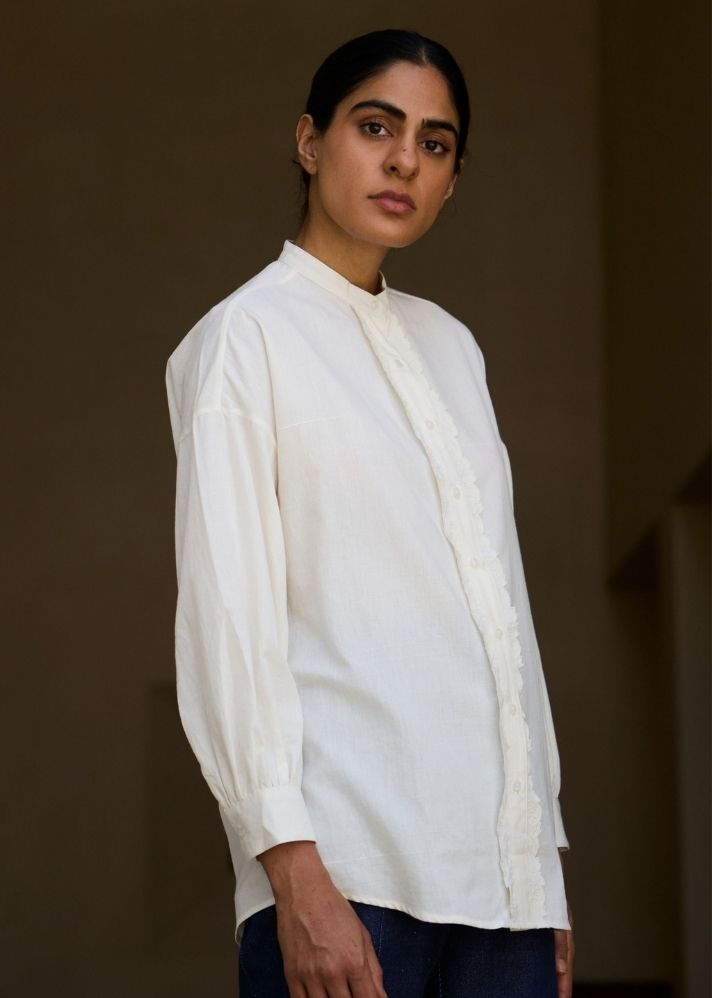 Ryuk Handwoven Embroidered Shirt