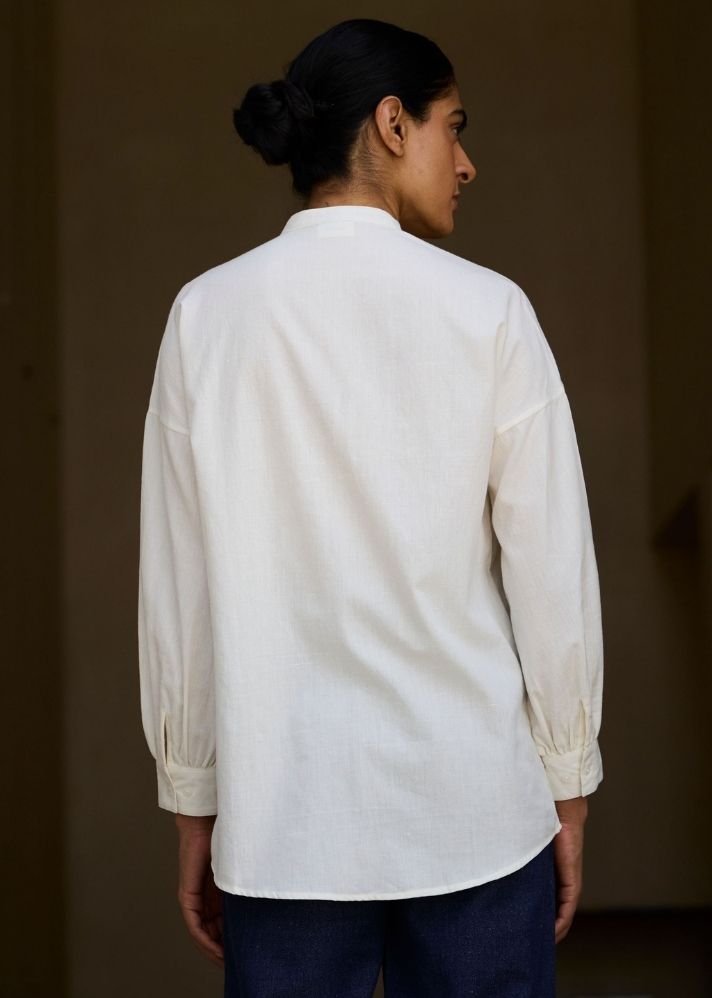 Ryuk Handwoven Embroidered Shirt