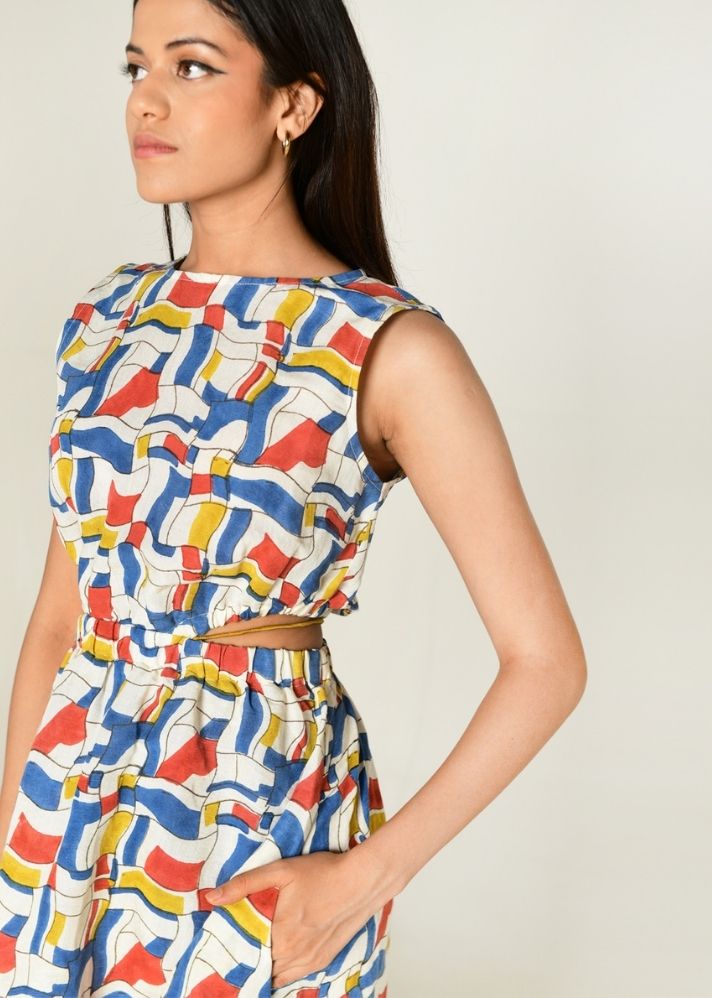 Escher Side Cut Dress