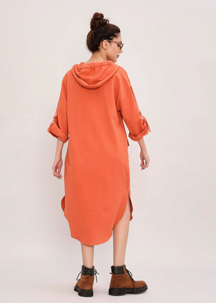 Capsule Edit Safari Pocket Hooded Dress