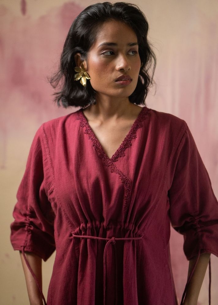 Phosphene Ruched Dress