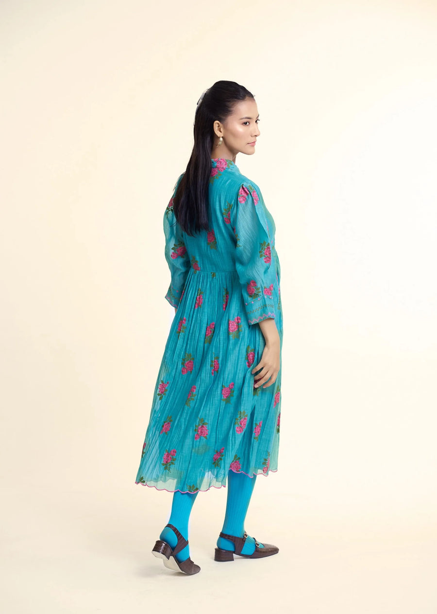 Sky Blue Blush Dress