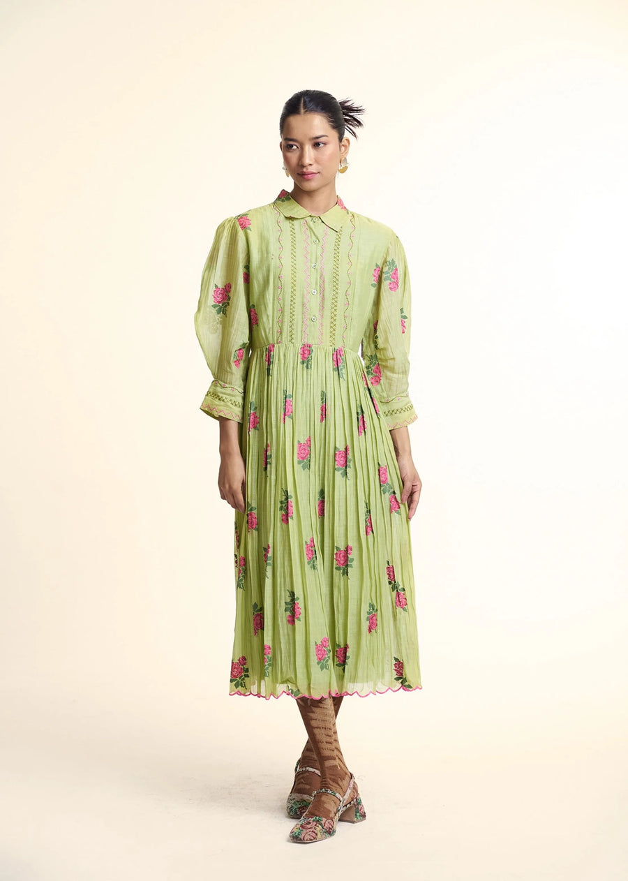 Leaf Green Blush Dress