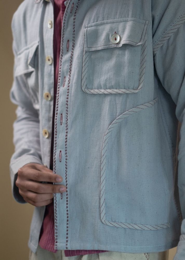 Phosphene Unisex Bomber- Grey