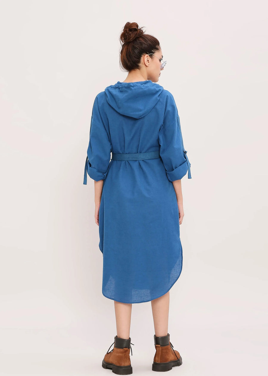 Capsule Edit Safari Pocket Hooded Dress