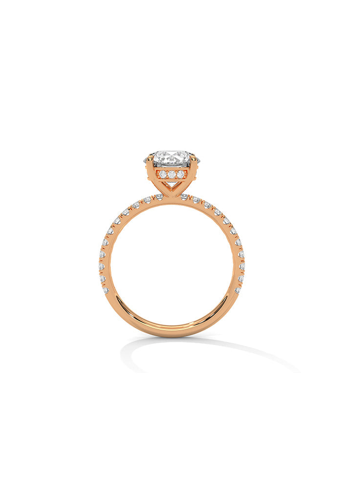 Solitaire Ring With 38 Diamonds-Cat0131