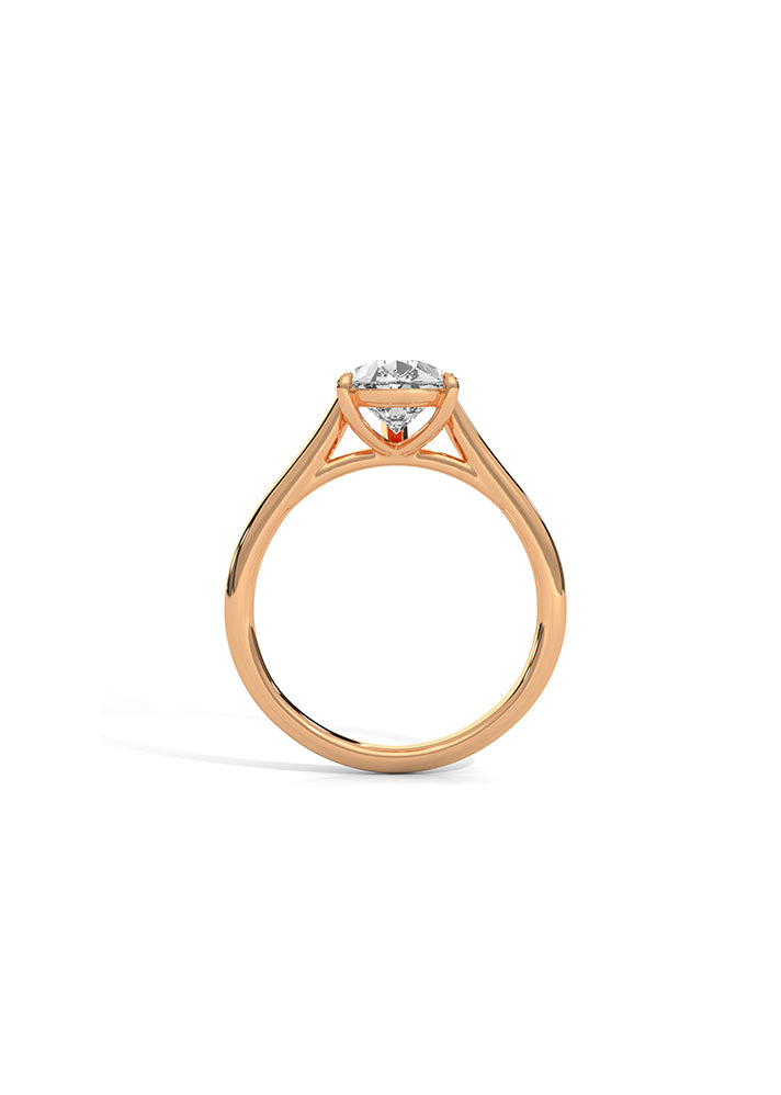 Pear Cut Solitaire Ring-Cat0160