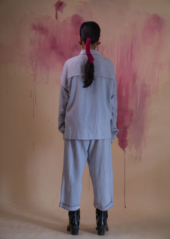 Phosphene Unisex Bomber- Grey