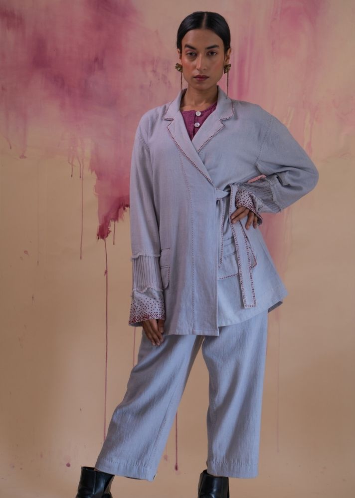 Phosphene Unisex Double-Breasted Jacket