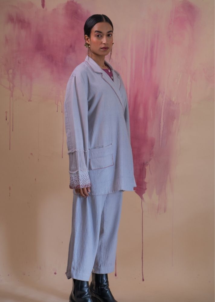 Phosphene Unisex Double-Breasted Jacket