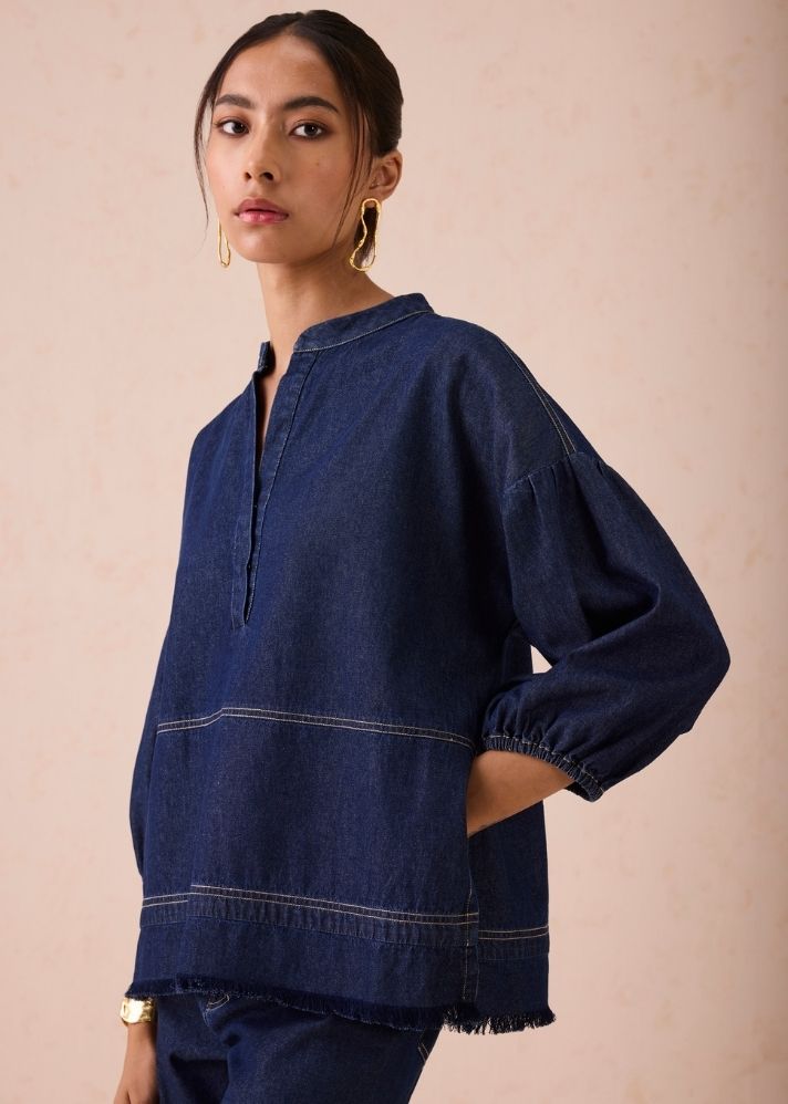 The Little Things Denim Blouse
