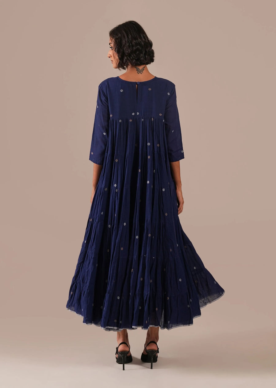 Indigo Echo Dress