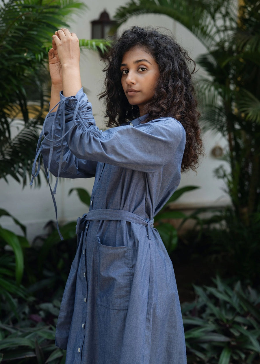 Blue Maria Dress- RA/SS/18