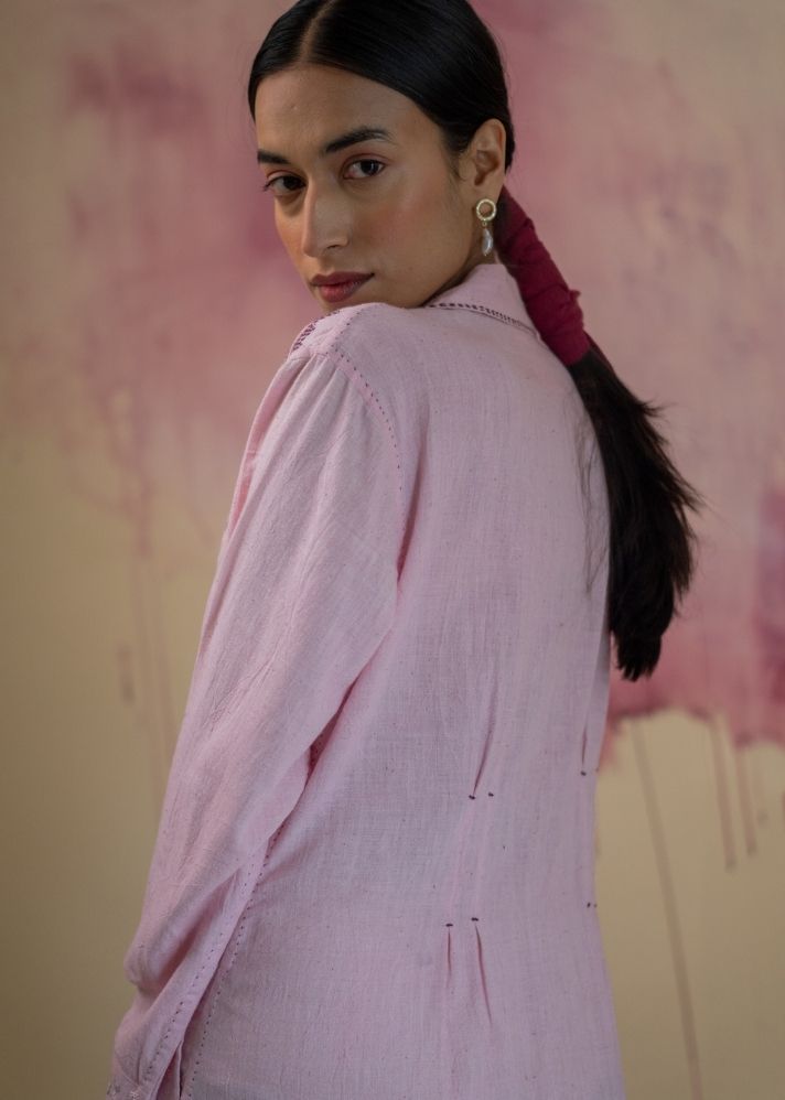 Phosphene Button-Down Dress