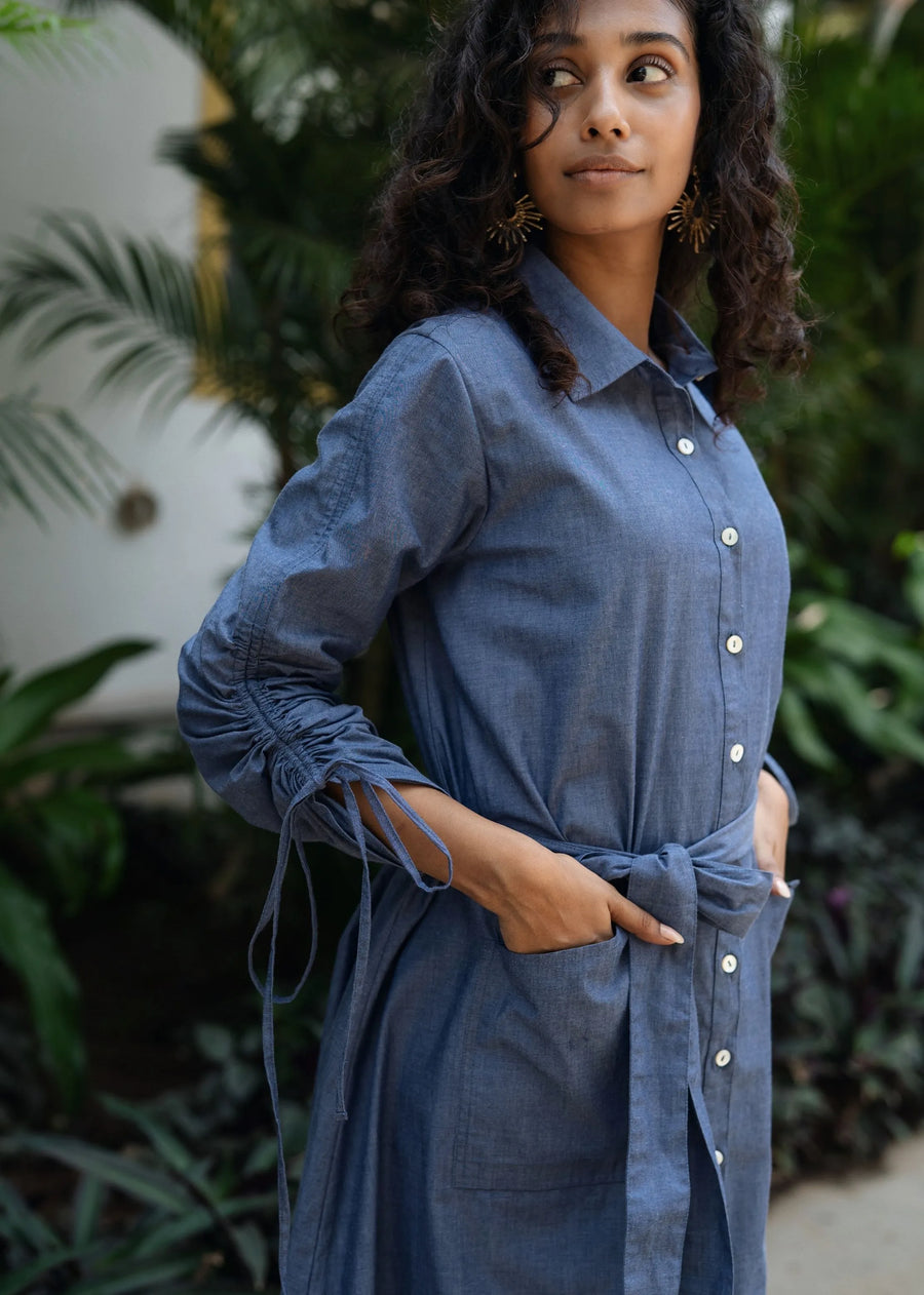 Blue Maria Dress- RA/SS/18