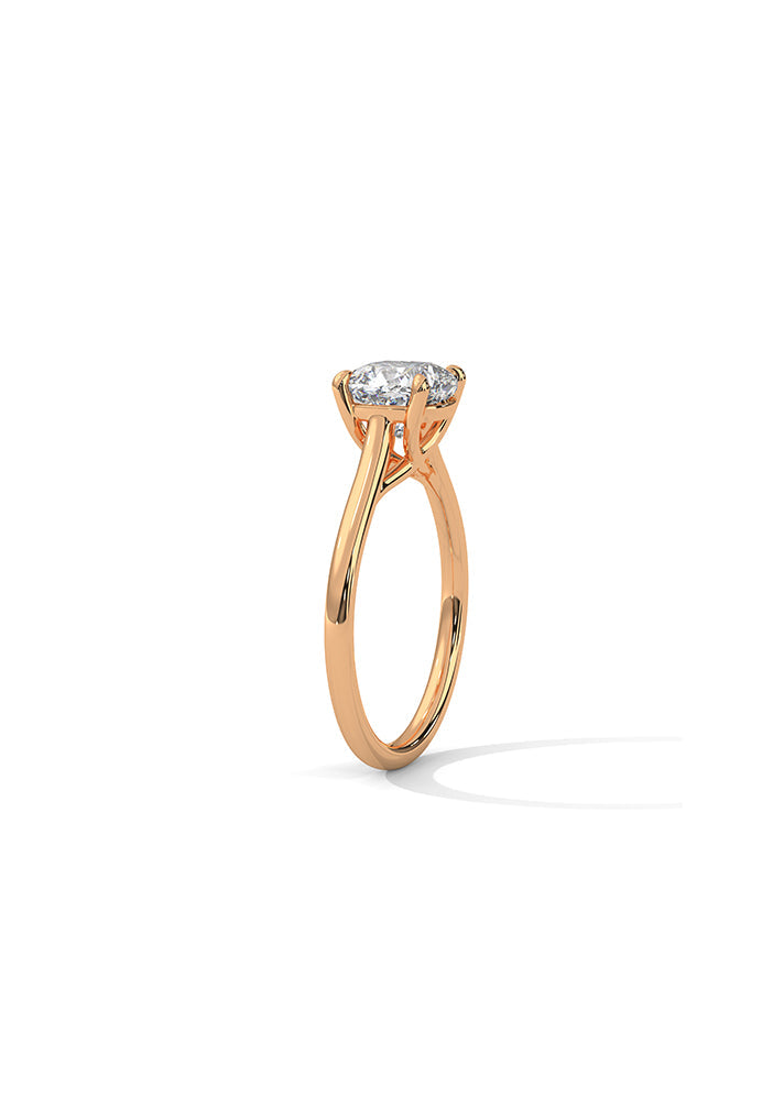 Round Solitaire Ring-Cat0106