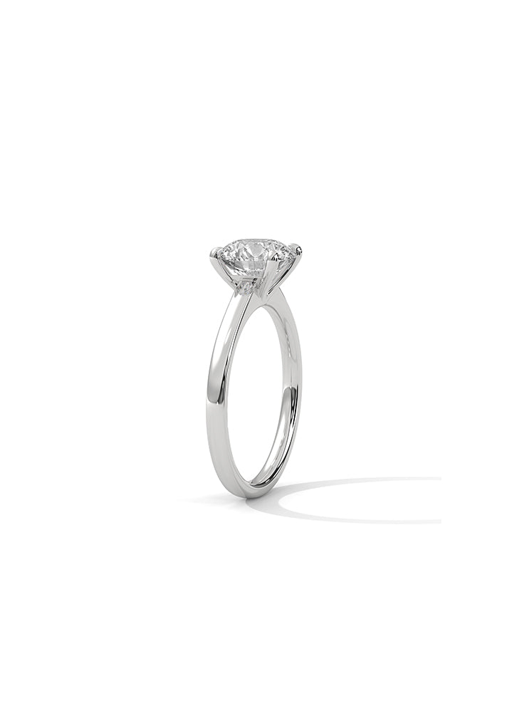 Round Solitaire Ring-Cat0103