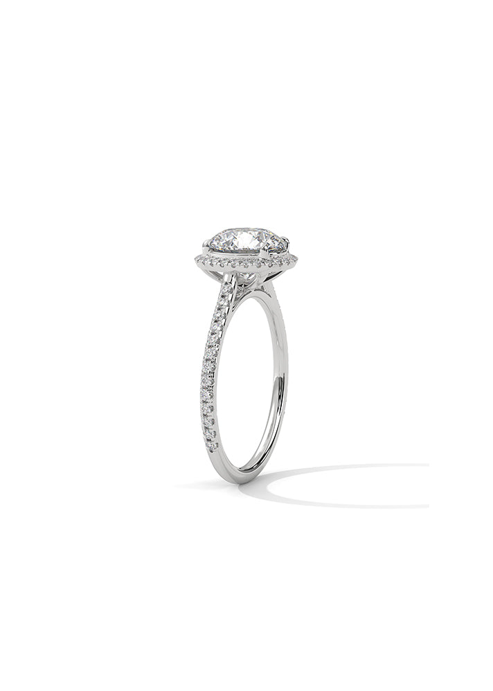 Solitaire Ring With 52 Diamonds-Cat0114