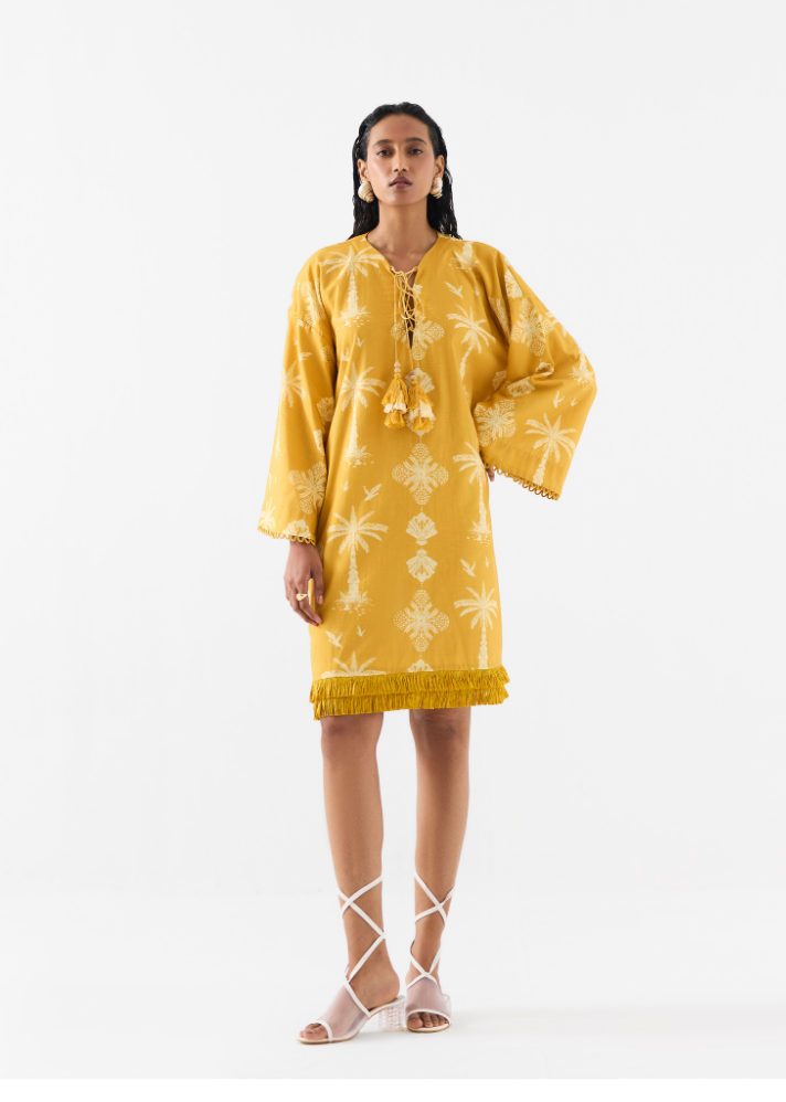 Cabana Bell Sleeves Dress