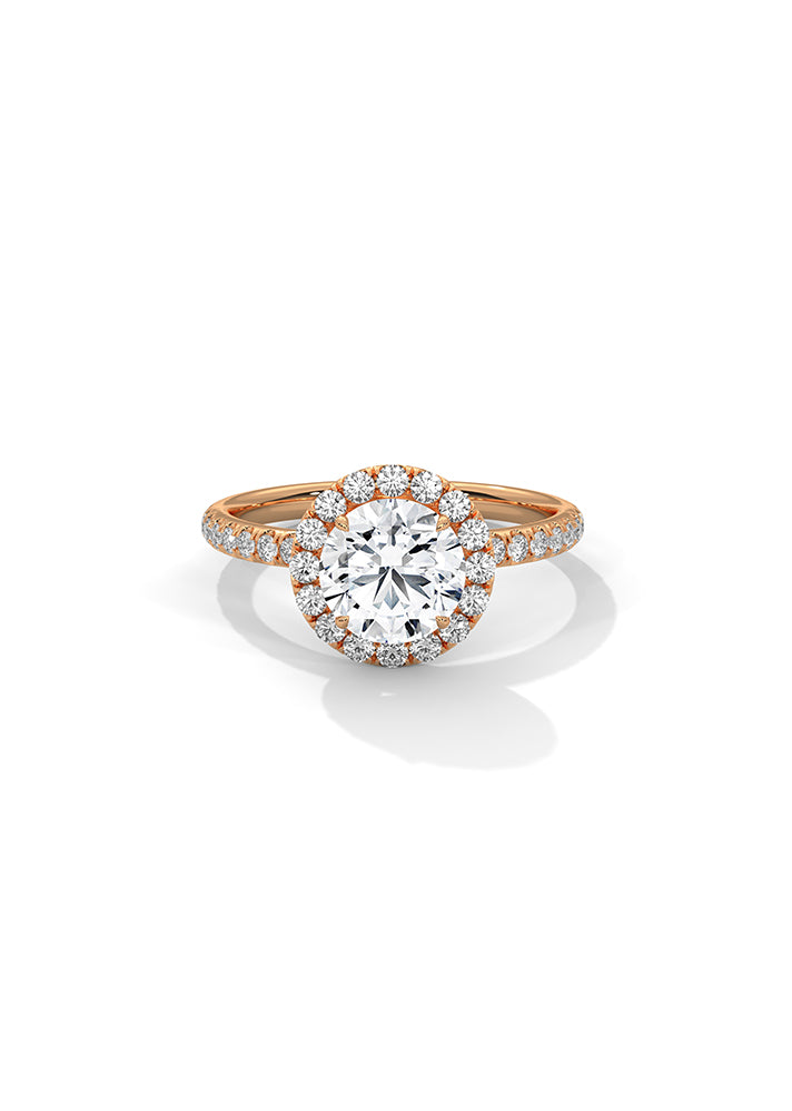 Solitaire Ring With 50 Diamonds-Cat0171