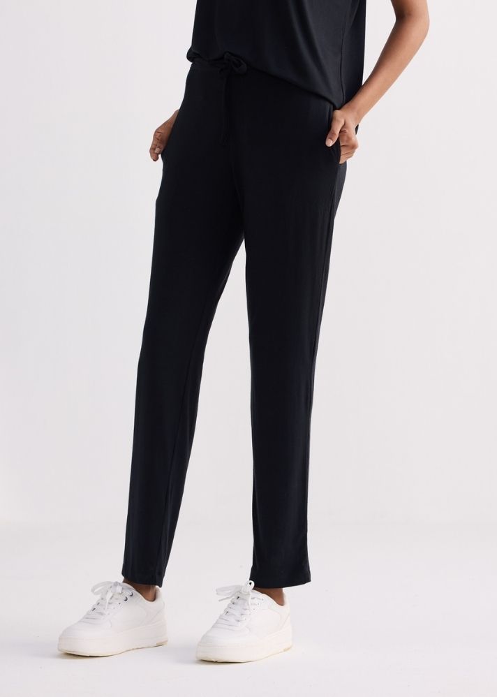 Wide Leg Pant In Black