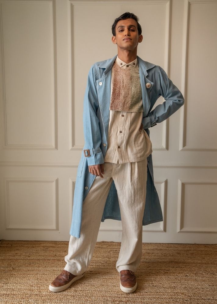 Materiality Unisex Deconstructed Trench