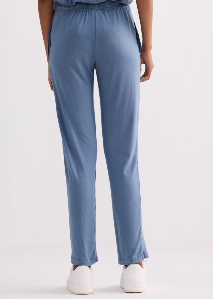 Wide Leg Pant In Blue