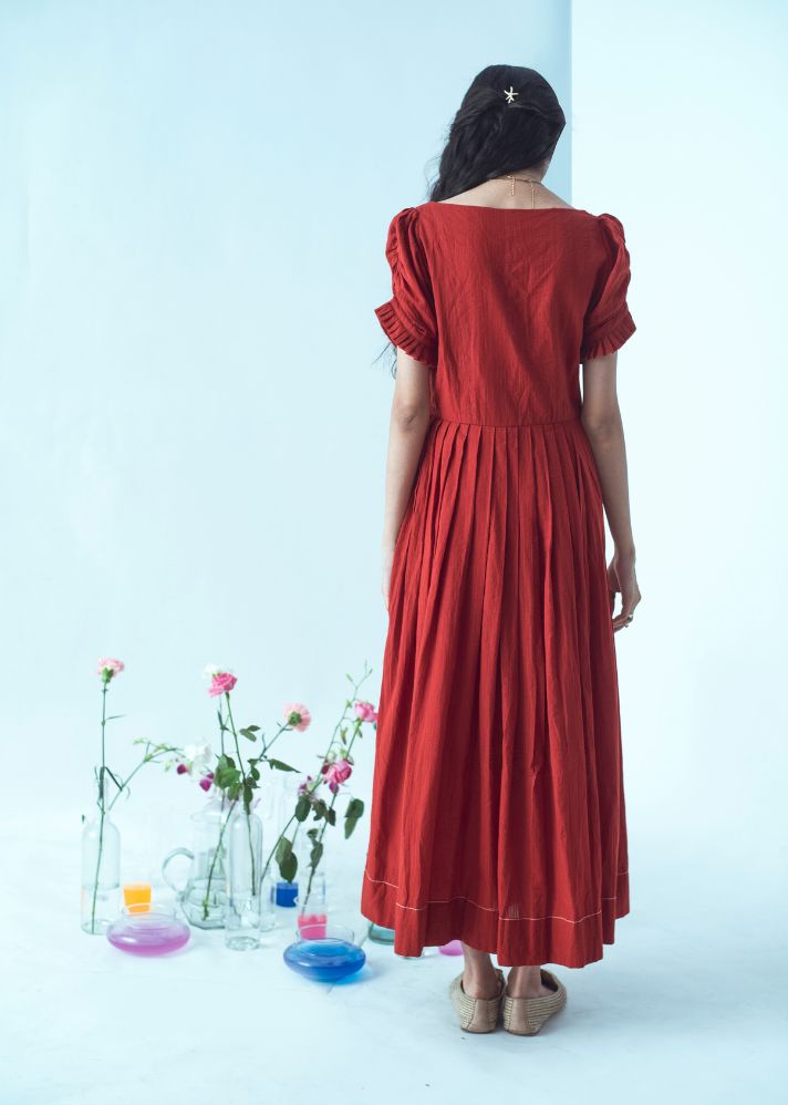 Knotty Tales Dress In Cotton