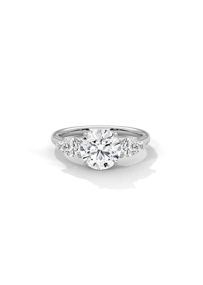 Three Solitaire Ring-Cat0107