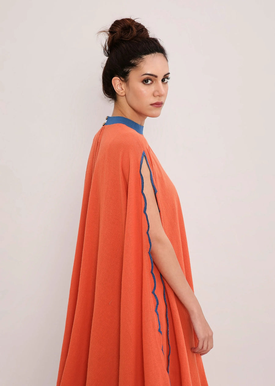 Capsule Edit Ribbed Scallop Cowl Dress