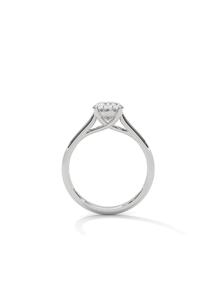 Oval Cut Solitaire Ring-Cat0161