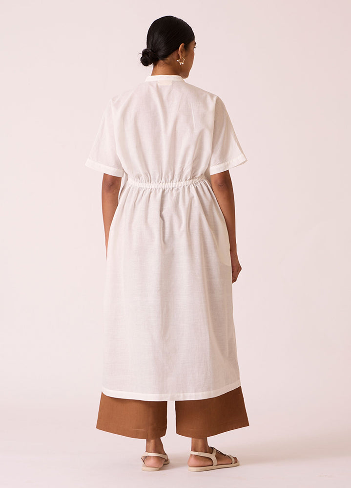 Viktor Off White Cotton Tunic