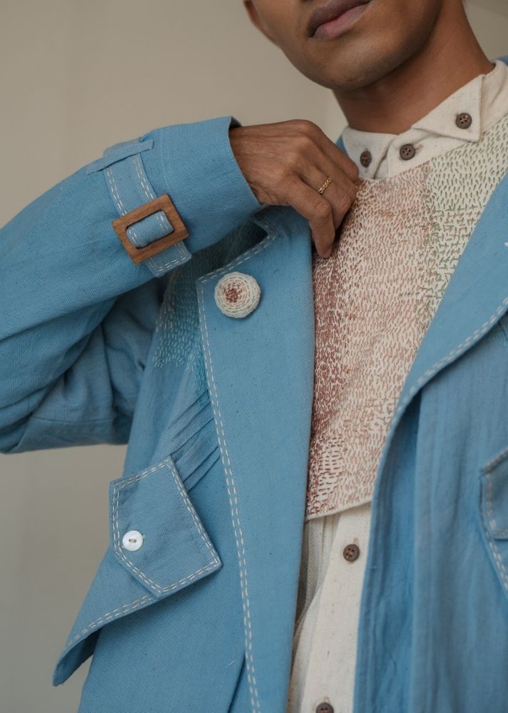 Materiality Unisex Deconstructed Trench