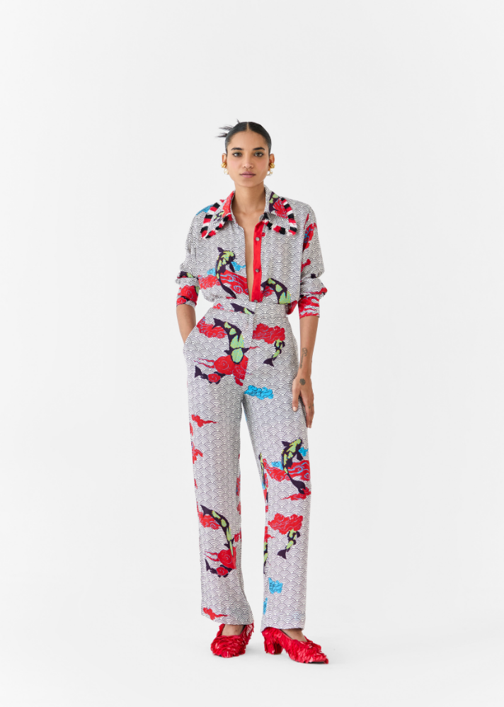 Koi Shirt & Trousers Co-Ord