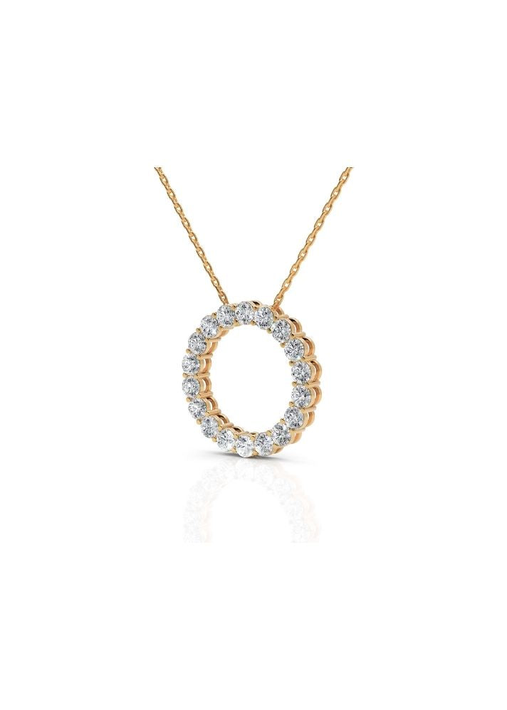 Product image of Yellow Gold, White Gold, Rose Gold 18K gold set with Etically Lab Grown Diamonds Diamond Band Neckpiece, curated by Only Ethikal